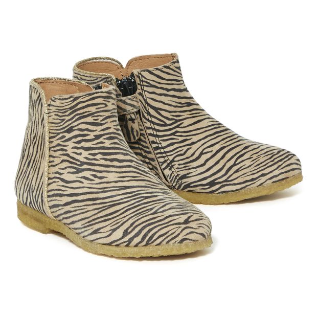 Boots Velours Zèbre Ida-product