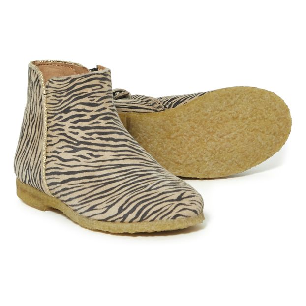 Boots Velours Zèbre Ida-product