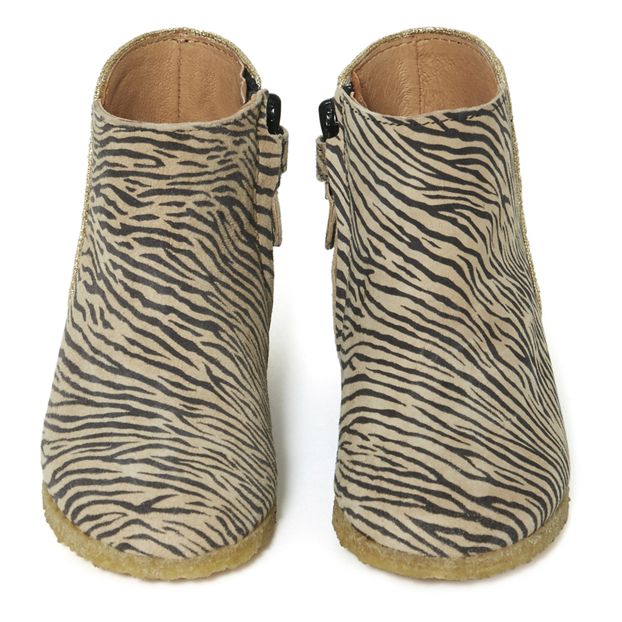 Boots Velours Zèbre Ida-product