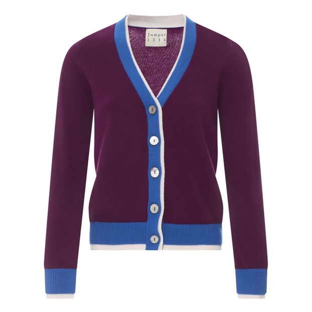 Cardigan Cachemire Small Double Rib-product