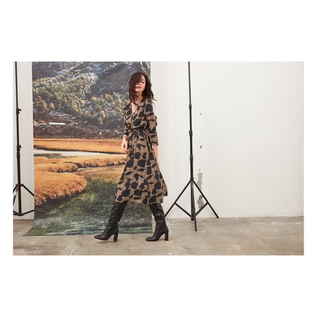 Robe Patsy Fougères Soie-product