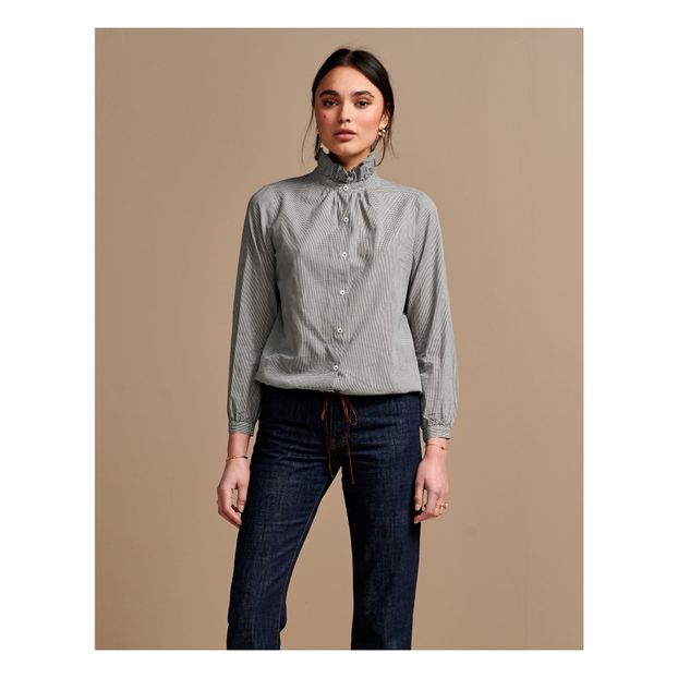 Blusa Safran de cuadros - Colección mujer --product