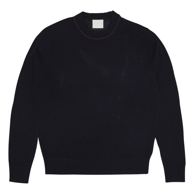 Jersey calado de lana extra fina -Colección Mujer--product