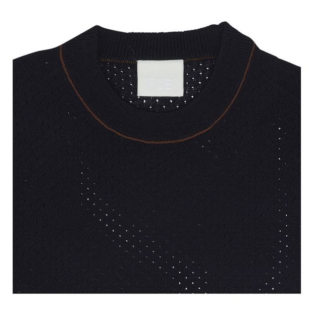 Jersey calado de lana extra fina -Colección Mujer--product