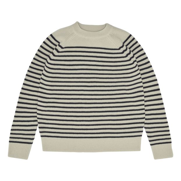 Jersey a rayas de lana -Colección Mujer--product