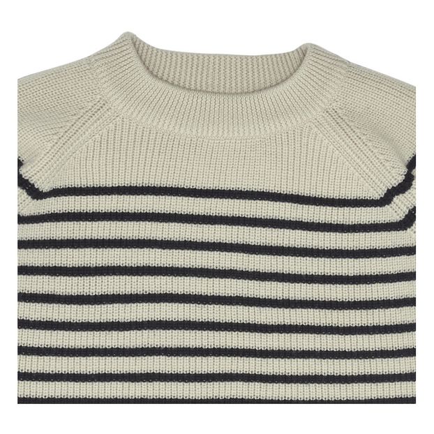 Jersey a rayas de lana -Colección Mujer--product