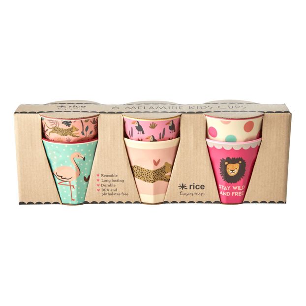 Gobelets enfant imprimé Jungle - Set de 6-product