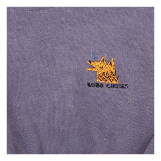 Exclusivité Bobo Choses x Smallable - Sweat Brodé Moon Wolf Coton Bio-product