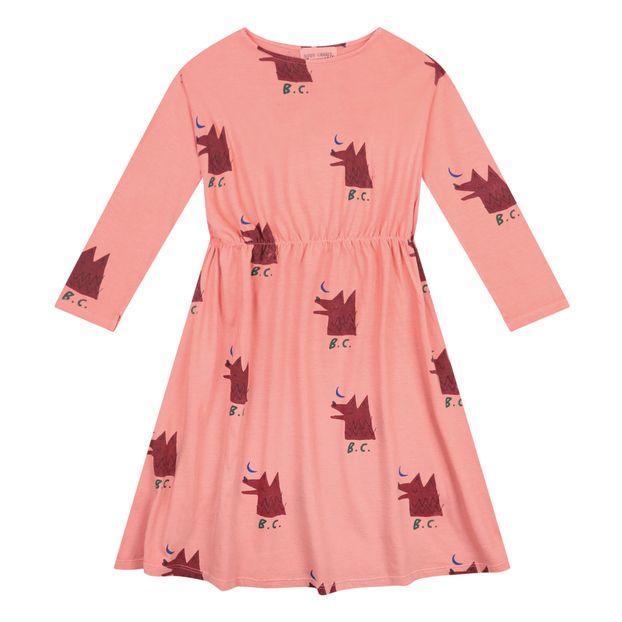 Exclusividad Bobo Choses x Smallable - Vestido largo Moon Wolf de algodón orgánico-product