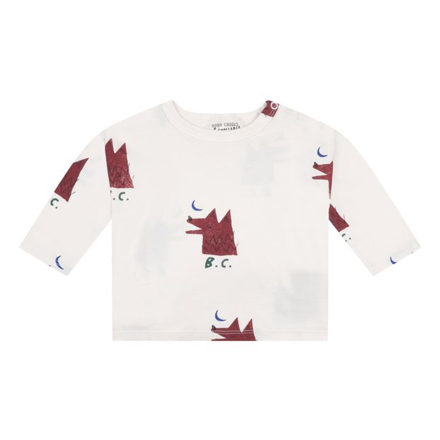 Exclusivité Bobo Choses x Smallable - T-shirt All Over Moon Wolf Coton Bio-product