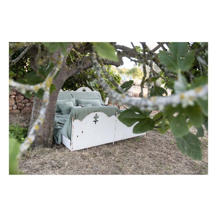 Bettbezug aus Bio-Baumwolle | Sage Green S049- Produktbild Nr. 1