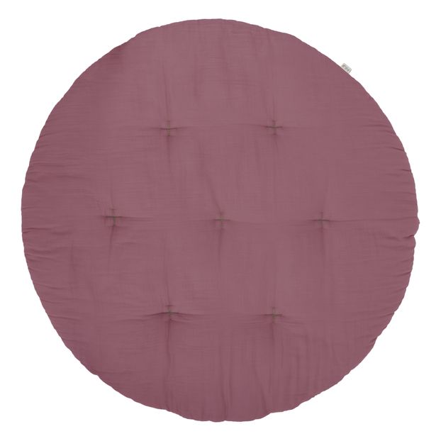 Tapis futon rond en coton bio-product