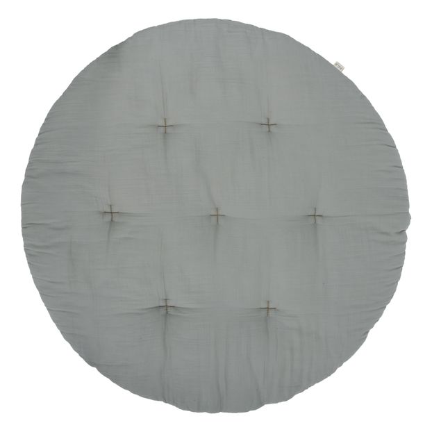 Tapis futon rond en coton bio-product