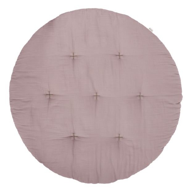 Tapis futon rond en coton bio-product