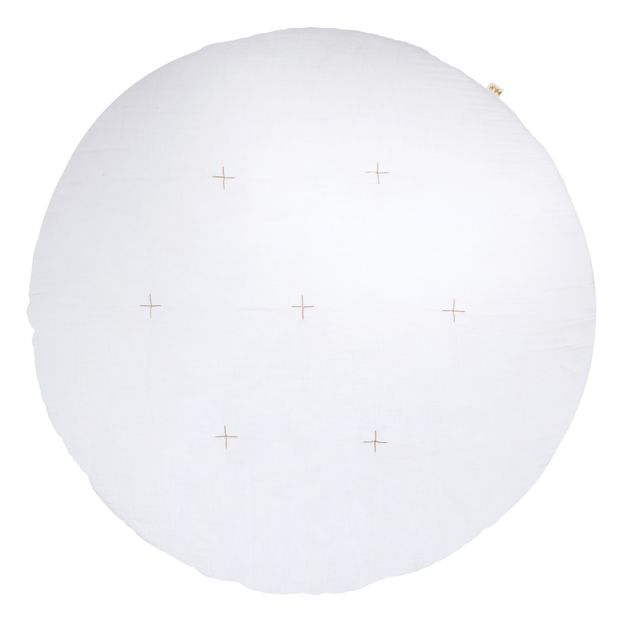 Tapis futon rond en coton bio-product