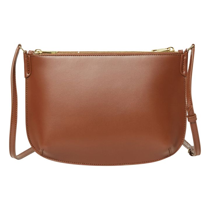 Sac Sarah Cuir Lisse | Noisette- Image produit n°3