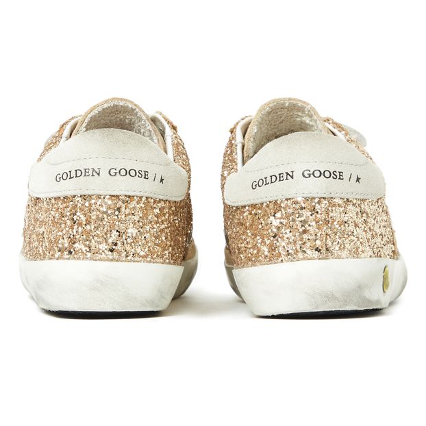Zapatillas con velcros Old School brillantina-product