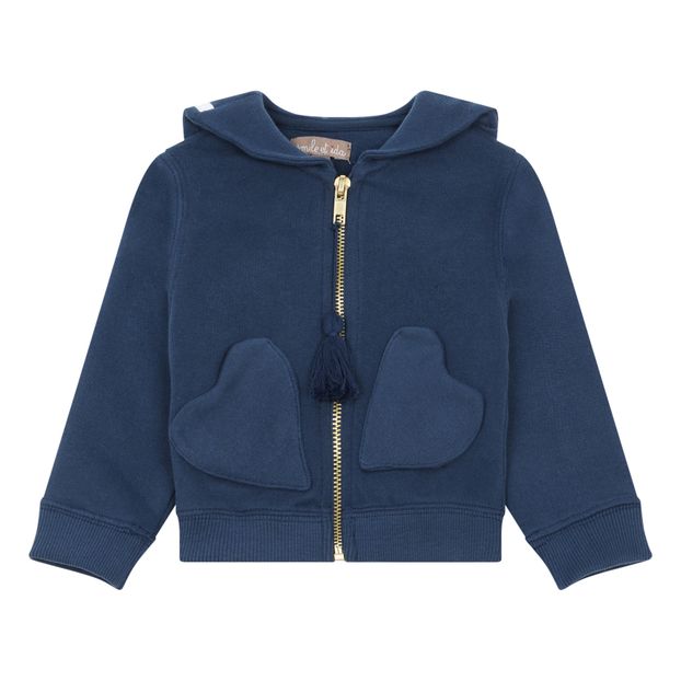 Exclusivité Emile et Ida x Smallable - Sweat Zippé Cœurs-product