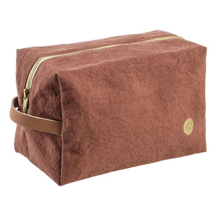 Trousse da bagno Cube Iona | Color rabarbaro- Immagine del prodotto n°0