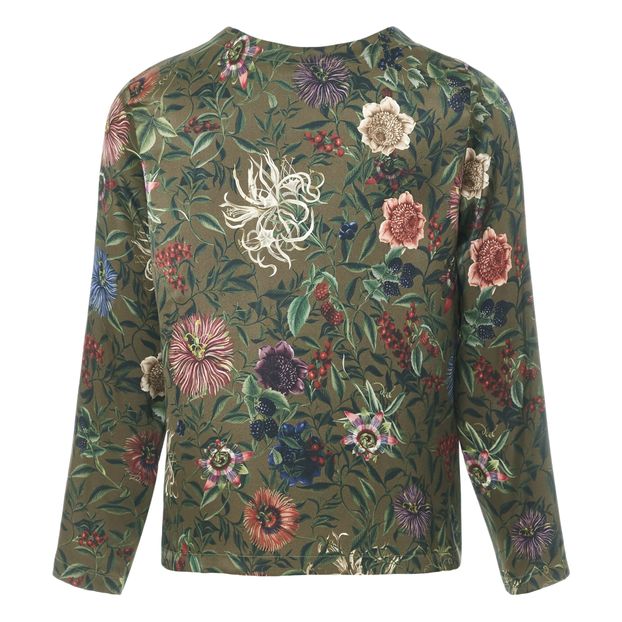 Blusa Bombolone Flores de satén-product