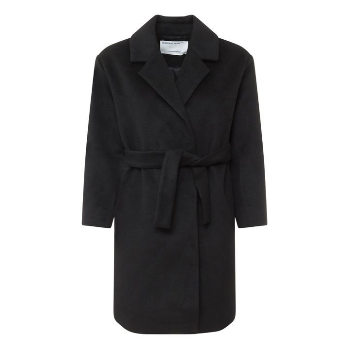 Julie Recycled Wool Coat | Black- Product image n°0