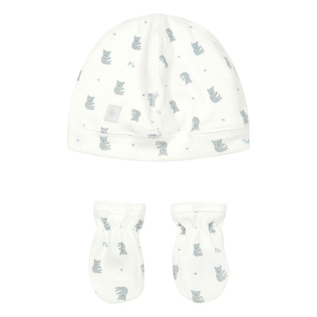 Lot Bonnet + Moufles Anti-Griffures Laden-product