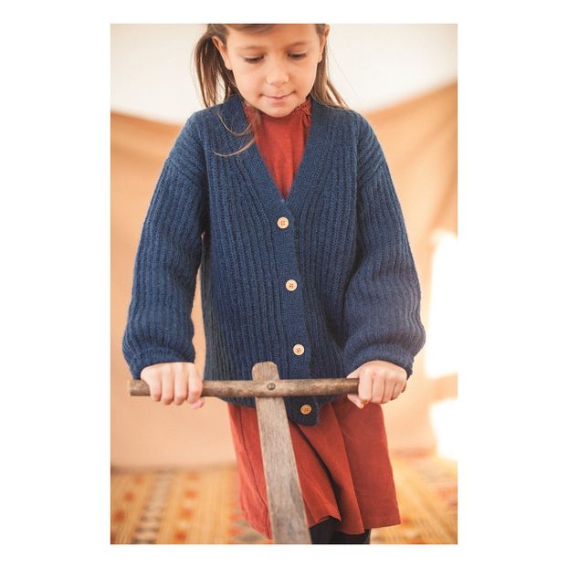 Cardigan Laine et Mohair Constance-product