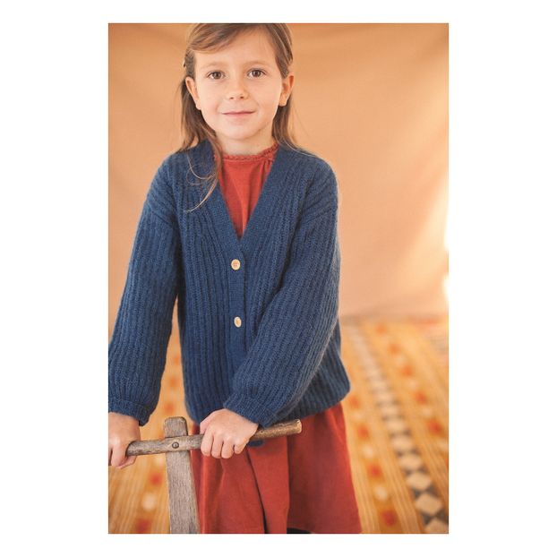 Cardigan Laine et Mohair Constance-product