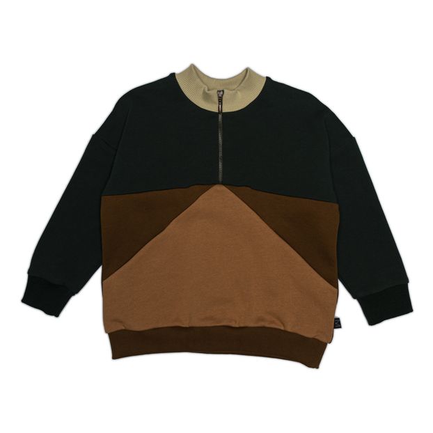 Sweat Zippé Pine Forest Coton Bio-product