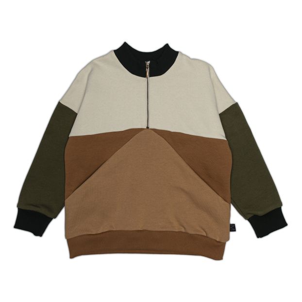 Sweat Zippé Earth Coton Bio-product