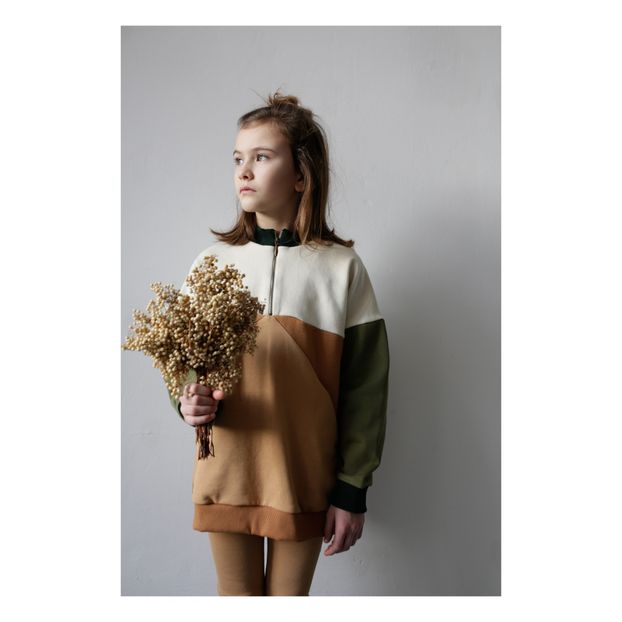 Sweat Zippé Earth Coton Bio-product