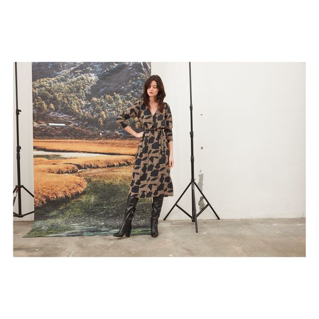 Robe Patsy Fougères Soie-product