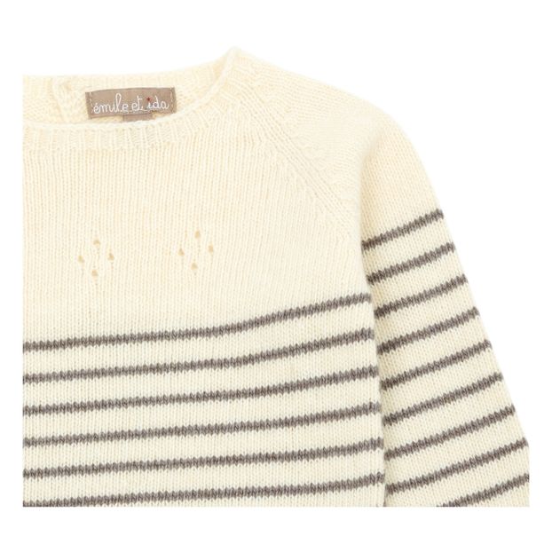 Pull Laine et Cachemire Rayé-product