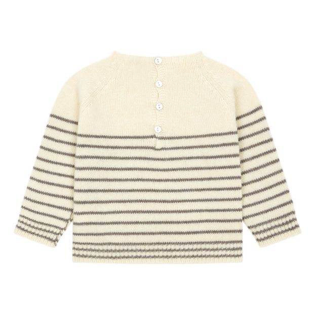 Pull Laine et Cachemire Rayé-product