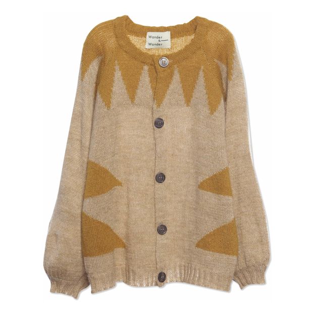 Aztec Wool and Mohair Cardigan-product