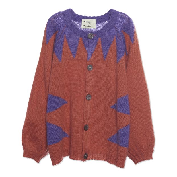 Cardigan Aztec Laine et Mohair-product