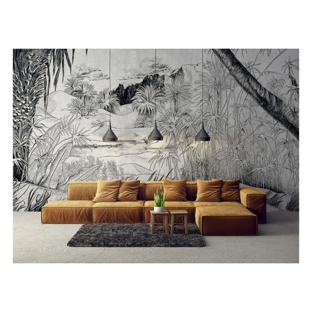 Oasis Fresco - 5 panels-product