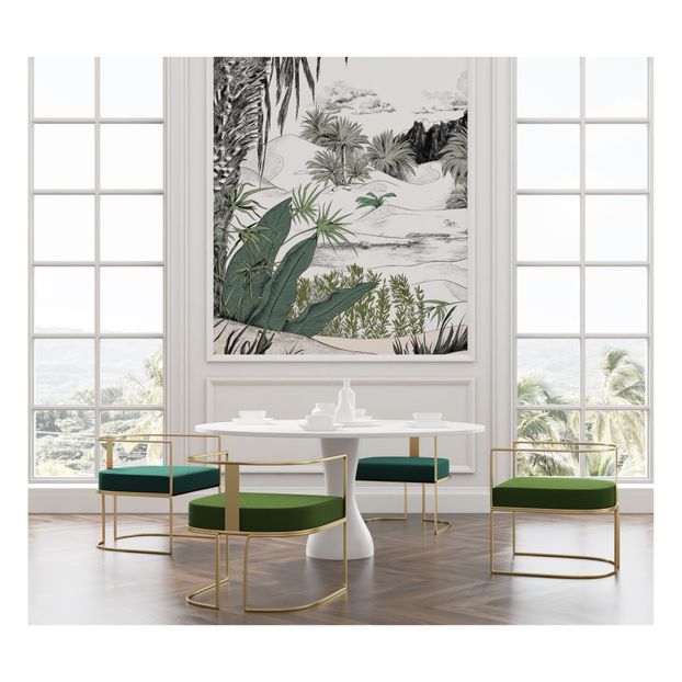 Oasis Coloured Fresco - 3 panels-product