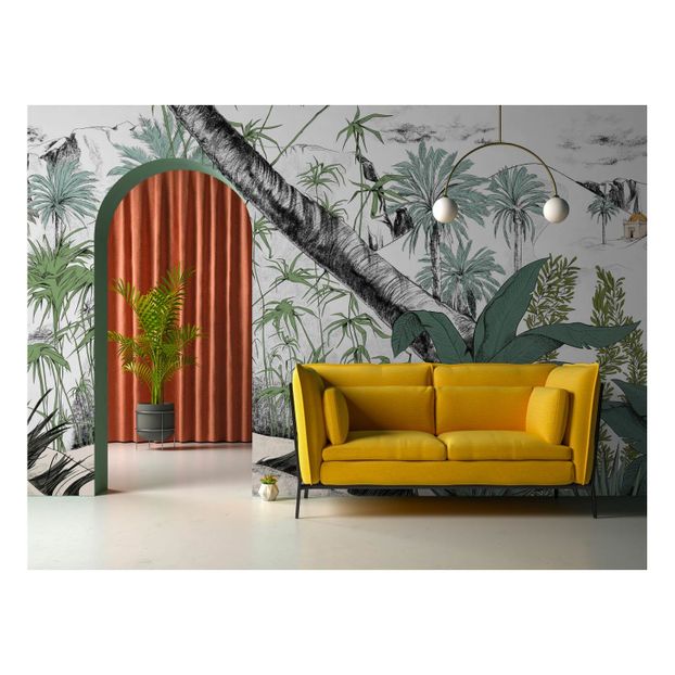 Oasis Coloured Fresco - 5 panels-product