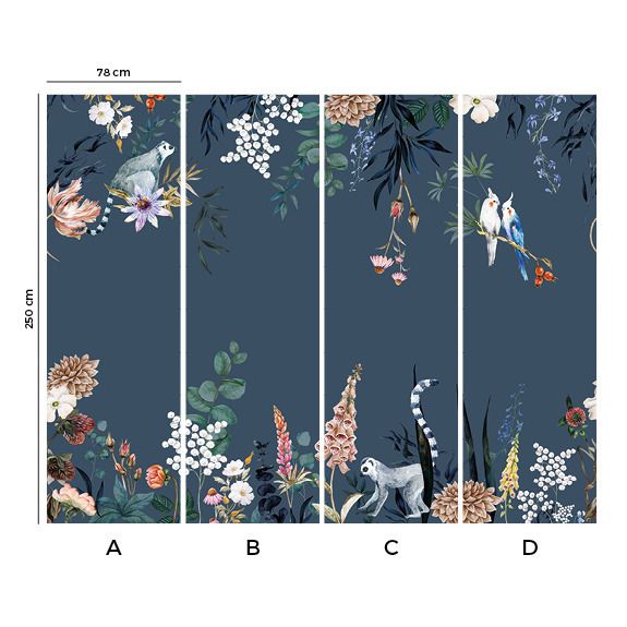 Lewis Fresco - 4 panels-product
