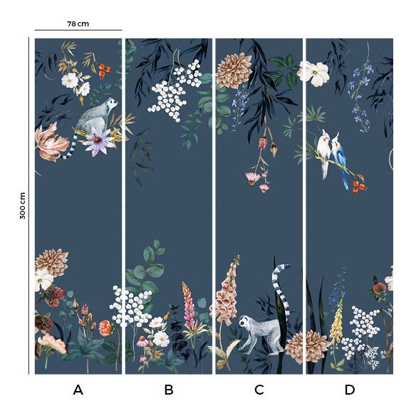 Lewis Fresco - 4 panels-product