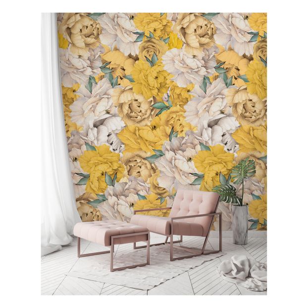 Paeonia Fresco - 3 panels-product