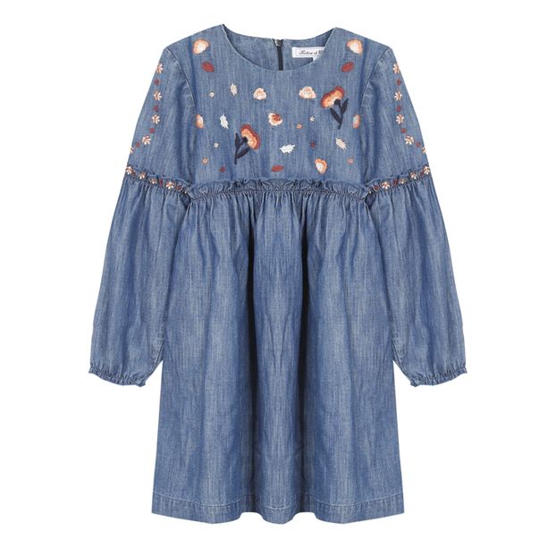 Robe Chambray Brodée-product