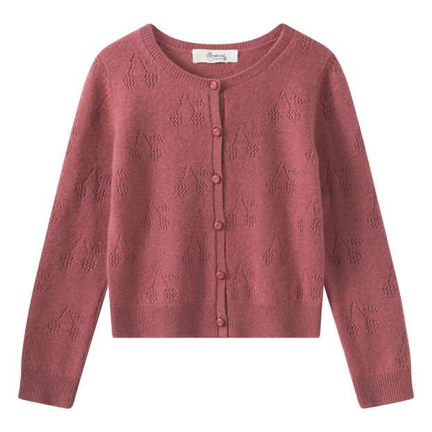 Cardigan Cachemire Ajouré Cerises-product