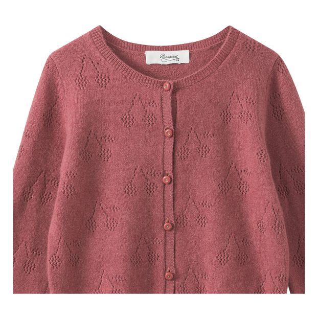 Cardigan Cachemire Ajouré Cerises-product