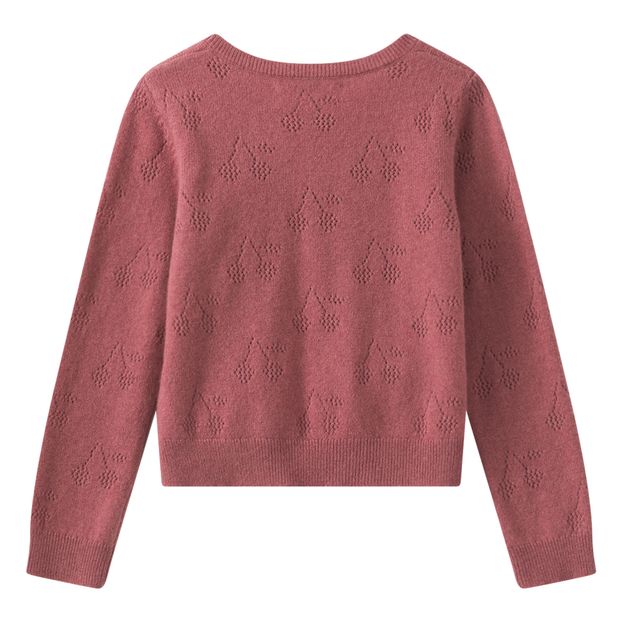 Cardigan Cachemire Ajouré Cerises-product