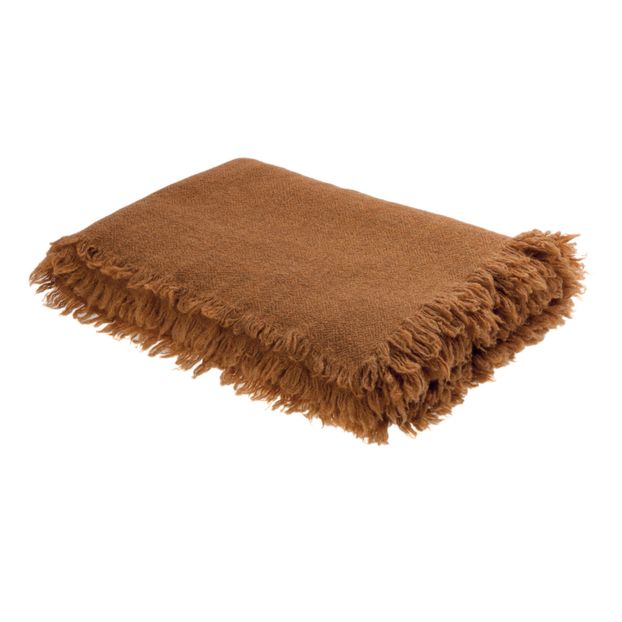 Fringed Wool Blanket-product