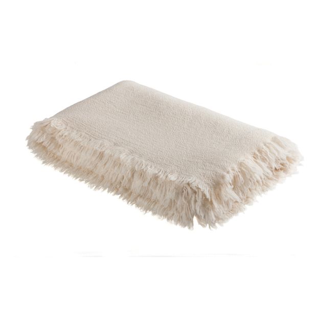 Fringed Wool Blanket-product