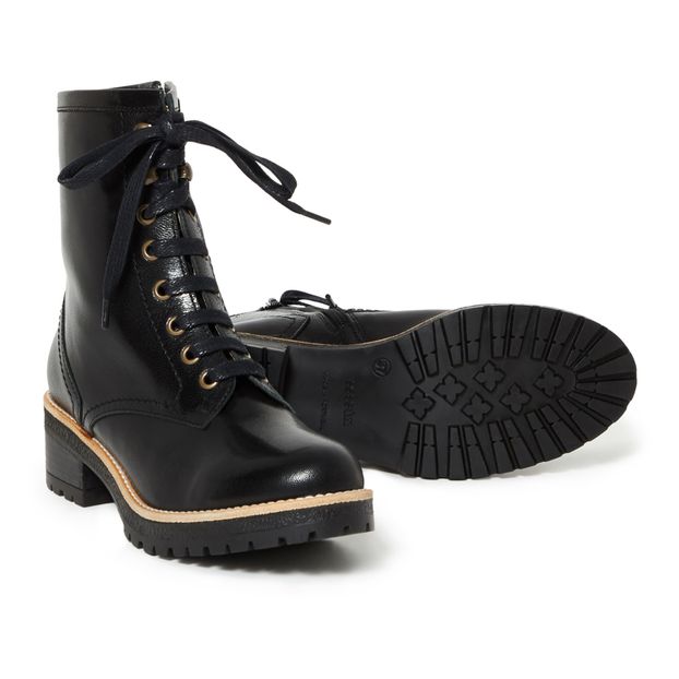Botas militares Real Me de cuero-product