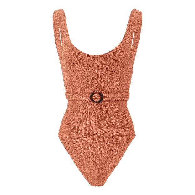 Maillot de Bain Une Pièce Crépon Métallisé Solitaire-product